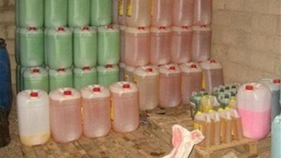 حملة تموينية تسقط مصنع منظفات غير مرخص في محافظة البحيرة