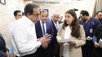 وزير الصحة يتفقد النموذج المرجعي الأول لرعاية السكتة الدماغية الشاملة بمستشفى القناطر الخيرية