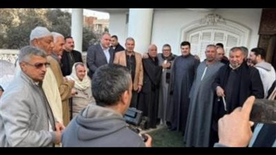 جلسة صلح تنهي خصومة بين عائلتي الصفتي والديب بقرية زاوية غزال في البحيرة