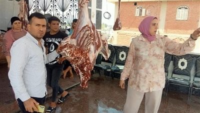 ضبط 33 جزارًا في حملة تموينية مكبرة بالبحيرة