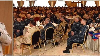 المتحدث العسكري: وزير الدفاع يلتقي مقاتلي القوات البحرية والمنطقة الشمالية ويشاركهم الإفطار