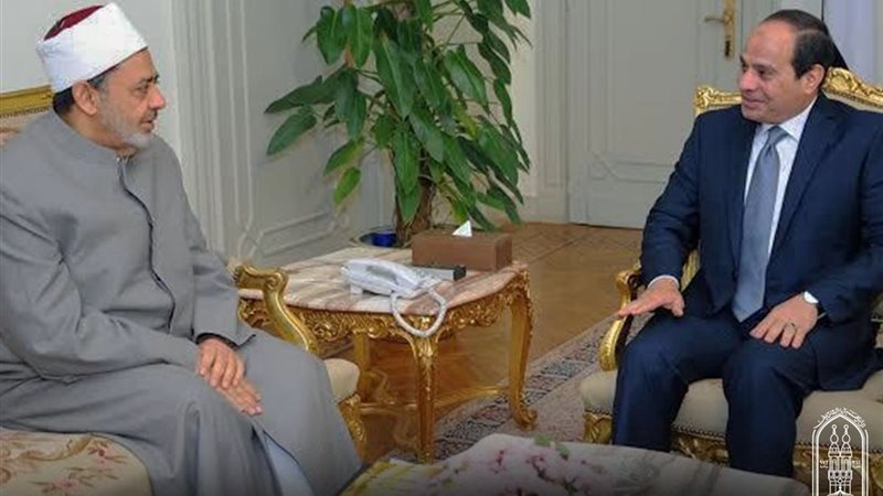 الرئيس السيسي وشيخ