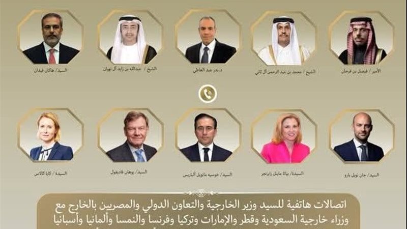 اتصالات هاتفية مكثفة لوزير الخارجية