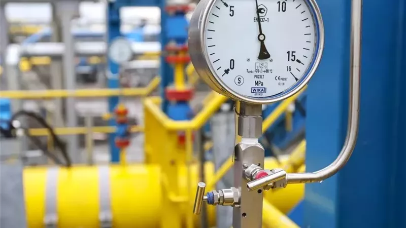 محطة لضخ الغاز 