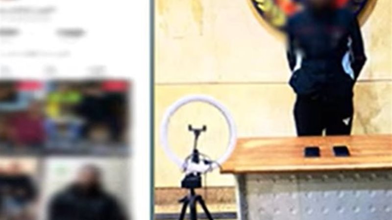 القبض على صانع محتوي 