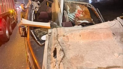 بالصور.. العناية الإلهية تنقذ نائب طنطا وسائقه من موت محقق في حادث مروع 