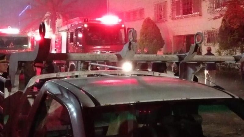 حريق شركة الأخشاب