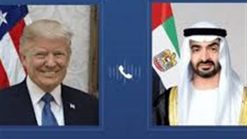 محمد بن زايد وترامب