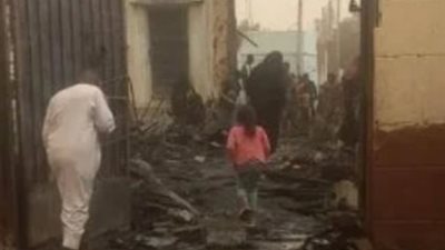 العناية الإلهية أنقذت الأرواح.. اندلاع حريق بجوار مسجد سيدي عبد الرحيم القنائي