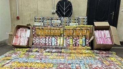 مليون قطعة في قبضة الأمن.. سقوط تاجر الألعاب النارية قبل ترويجها بالقاهرة