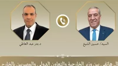 الحفاظ على الوحدة الإقليمية.. تفاصيل اتصال وزير الخارجية ونائب الرئيس الفلسطيني