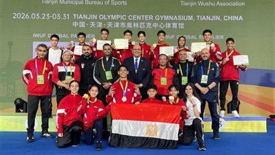 وزير الشباب يهنئ بعثة مصر لالووشو كونغ فو المشاركة في بطولة العالم