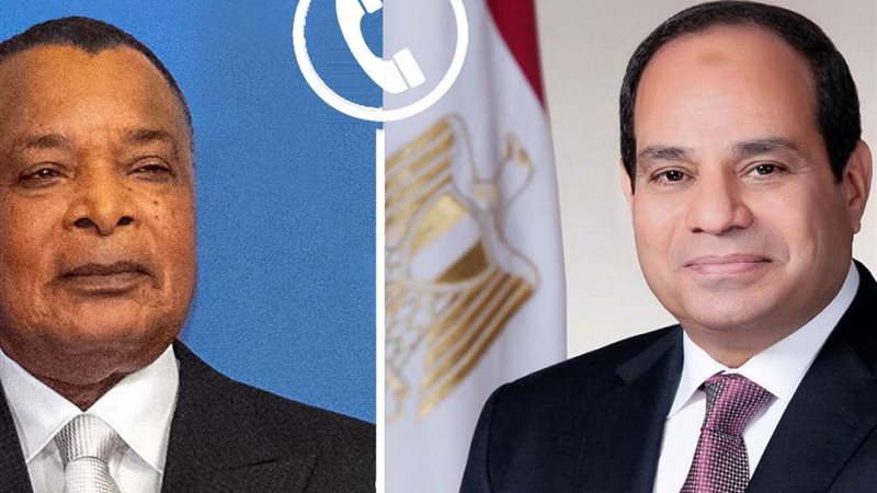 الرئيس السيسي ونظيره رئيس الكونغو 