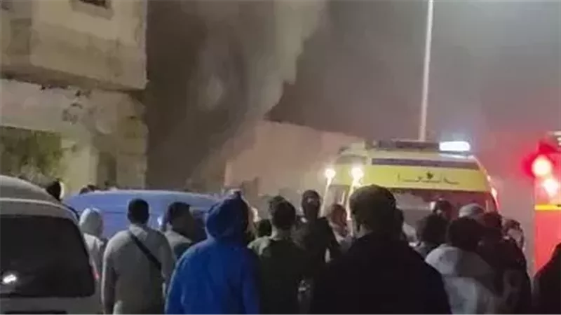 حريق مصنع الزيتون