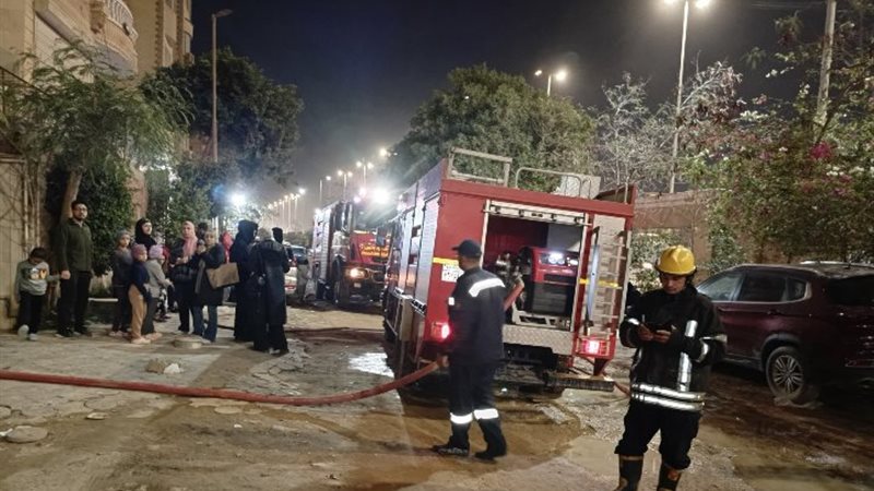 جانب من عمليات الإخماد