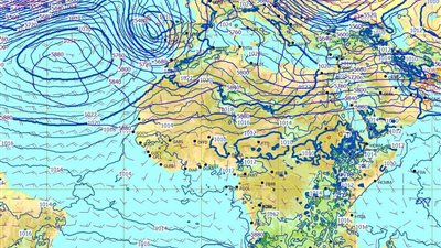 الأرصاد: طقس متقلب اليوم بين دفء نهاري وبرودة ليلية مع شبورة وأمطار متفرقة