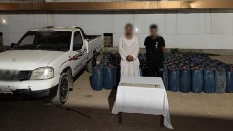 المتهمين والمضبوطات