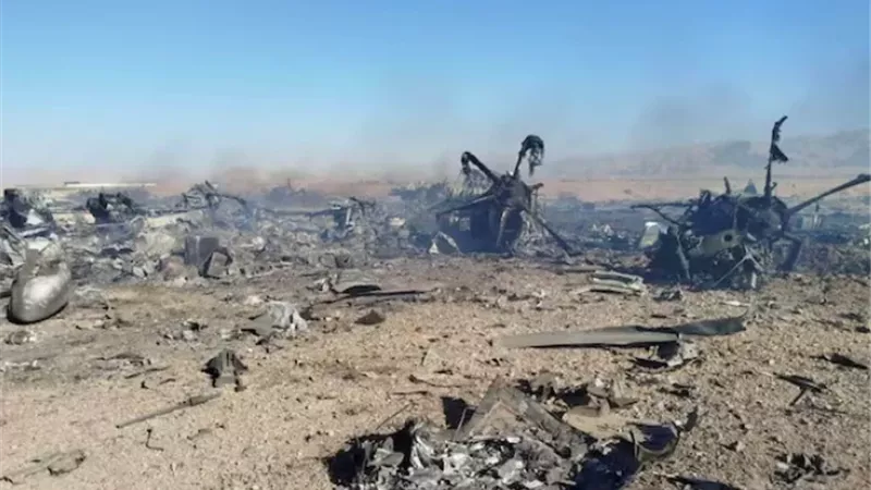 حطام الطائرات الأمريكية