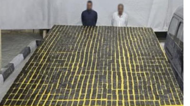 المتهمين والمضبوطات