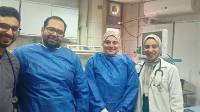 جامعة المنصورة: إنقاذ رضيع من ابتلاع 6 قطع مغناطيس دون جراحة بمستشفى الأطفال