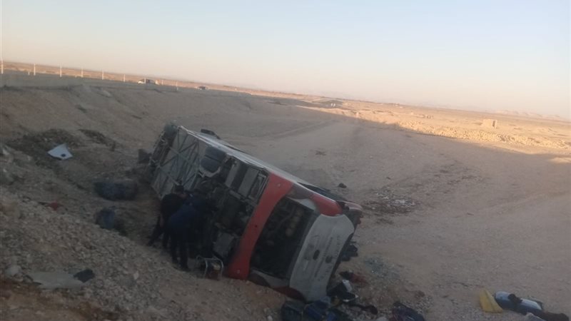 انقلاب أتوبيس في قنا