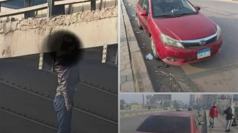 جثة شاب أعلى كوبري