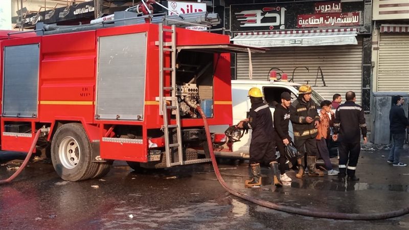 حريق مصنع بمنطقة