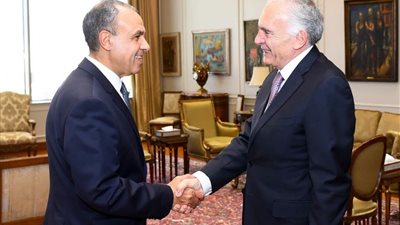 وزير الخارجية يستقبل المبعوث الشخصي للسكرتير العام للأمم المتحدة للشرق الأوسط