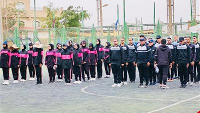 450 طالبًا يشاركون في معسكر القوافل الرياضية والخدمة العامة بسوهاج