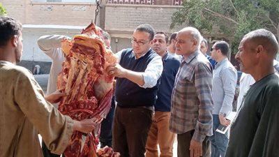 ضبط 277 كيلو لحوم ومنتجات غذائية خلال حملات رقابية مكثفة بالمنيا