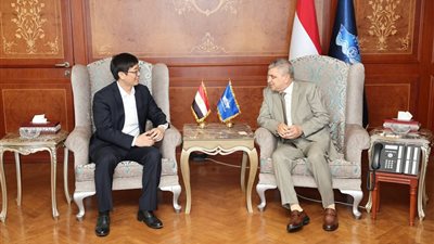 الفريق أسامة ربيع ومسؤولي شركة تيدا مصر للاستثمار يبحثان سبل تعزيز التعاون