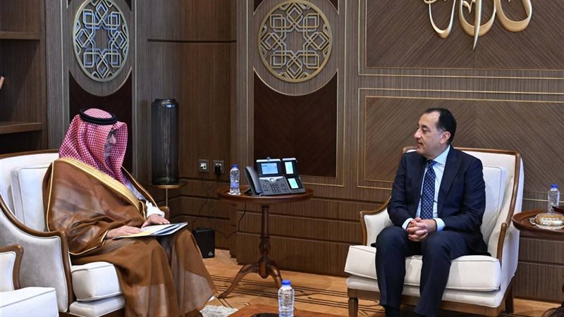 مصطفى مدبولي وسفير خادم الحرمين الشريفين