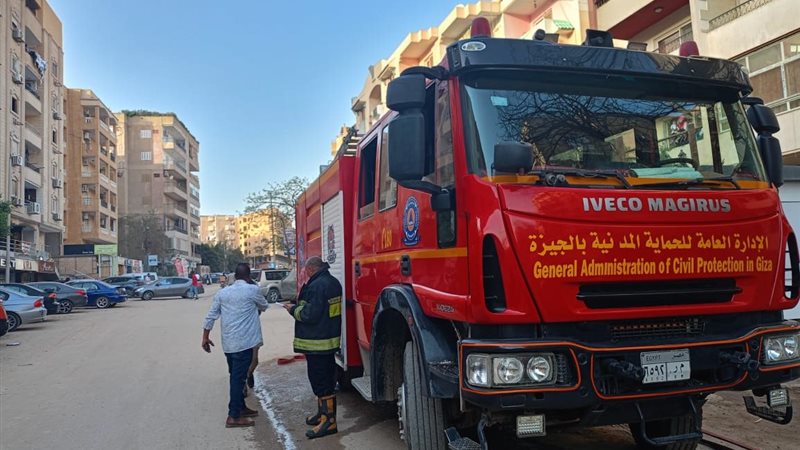 جانب من عمليات الإخماد