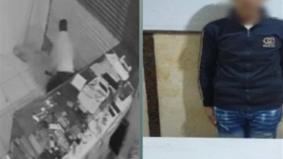 بعد انتشار الفيديو.. ضبط المتهم بسرقة محل هواتف محمولة في البحيرة 