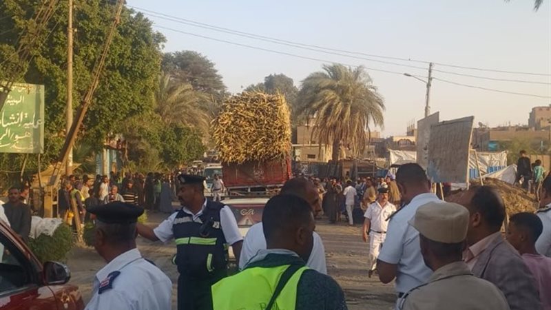 فتح الطريق بعد حادث