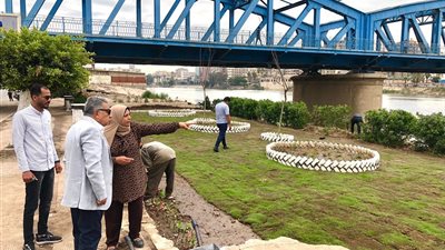 خطة شاملة للتطوير.. محافظ الدقهلية يتفقد أعمال إنشاء حدائق بمدينة طلخا 