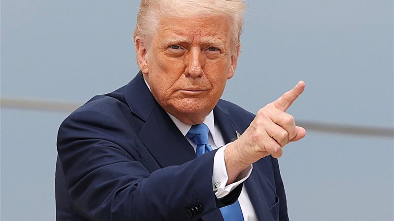 الرئيس الأمريكي دونالد ترامب