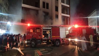مصرع أب وإصابة زوجته و6 من أبنائه في حريق شقة سكنية بالفيوم