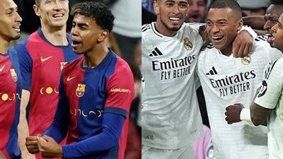 مبابي vs ليفاندوفسكي.. «كلاسيكو» الأرقام الفلكية بين ريال مدريد وبرشلونة في ليلة حسم «الليجا»