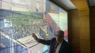 محافظ الدقهلية يتفقد الشبكة الوطنية للطوارئ والسلامة