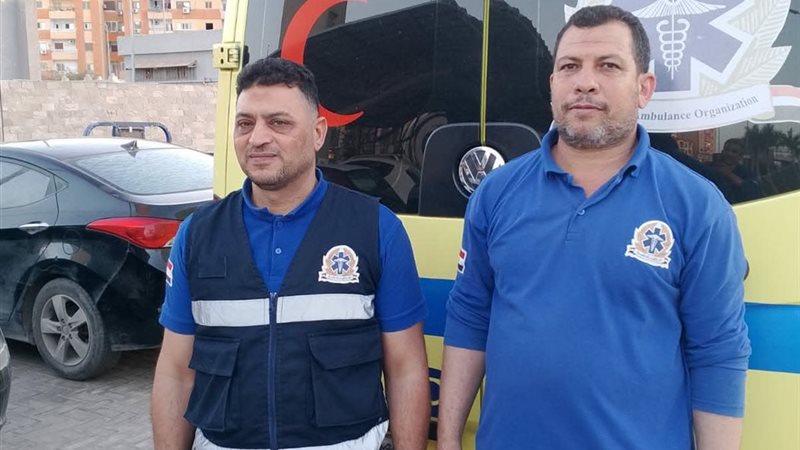 المسعفان منقذا السيدة