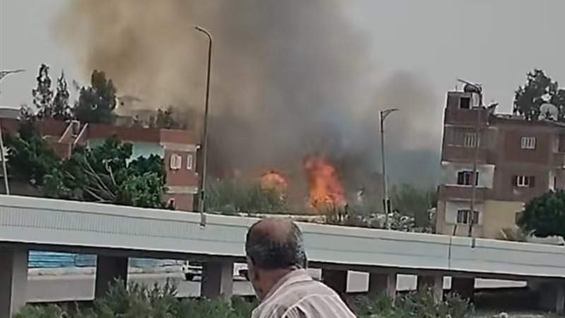 حريق في منزل 