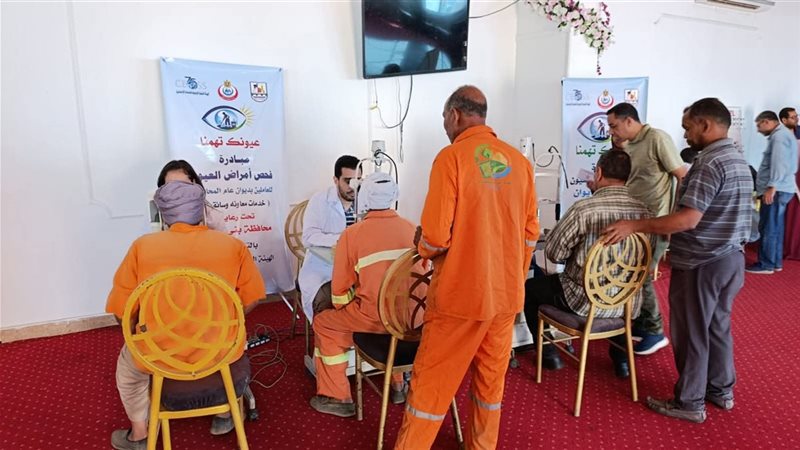 جانب من القافلة الطبية 