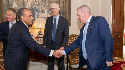 وزير الخارجية يعقد لقاءً موسعًا مع مسئولين وبرلمانيين بريطانيين خلال زيارته للندن