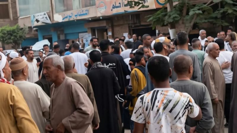 جانب من الحادث 