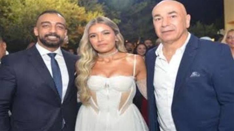 حسام حسن وابنته ورجل الأعمال 