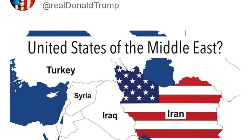 خارطة إيران بالعلم