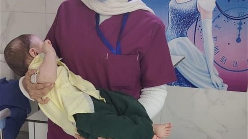 إنقاذ طفل رضيع