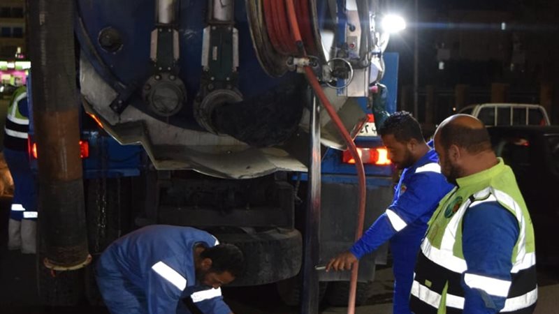 جانب من أعمال التطهير