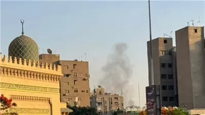  بسبب ماس كهربائي.. اندلاع حريق داخل مسجد التقوى بالمهندسين